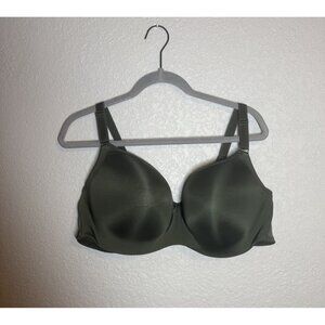 Torrid Curve Olive Green Full Coverage Underwire Bra 48D
